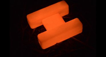 Pro Line Glow In The Dark H Marker - Flame Red - Maat L - Rood