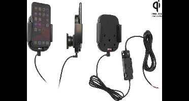 Brodit houder geschikt voor Apple iPhone 11 Pro Qi Wireless Actieve houder met vaste voeding