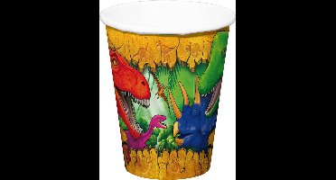 Dinosaurus Bekers 6 stuks