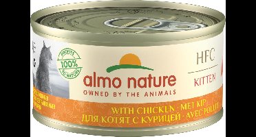 Almo Nature Kitten - Kip - Kattenvoer - 24 x 70 g