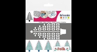 Sjabloon | Kerstboom | 10x15cm