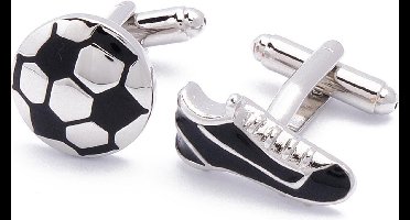 Manchetknopen - Voetbal Voetbalschoen en Bal Voetbal
