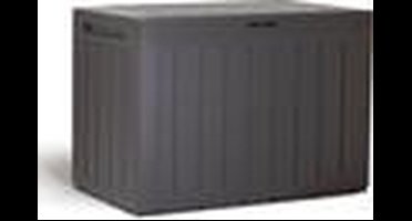 Baul de Jardin 190 liter Prospeplast Lookox plastic in donkere oker 78 x 43.3 x 55 cm