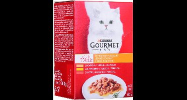 Kattenvoer Purina Gourmet Kip Pauw Eend 6 x 50 g