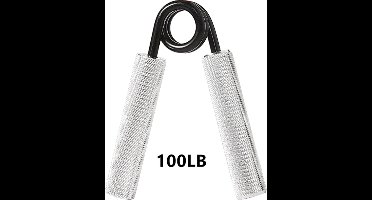 Knijphalter - Duurzame Alluminium en Stalen Knijphalter - Handknijper- Grijs Zwart - 100 lbs