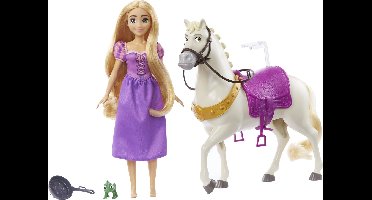 Disney Princess - Pop met paard - Prinses Rapunzel met Maximus