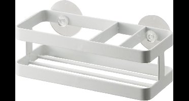 Yamazaki Fles- & Sponshouder Gootsteen met Zuignap - Tower - Wit