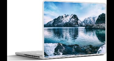 Laptop sticker - 10.1 inch - Water - Bergen - Natuur - 25x18cm - Laptopstickers - Laptop skin - Cover