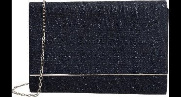 No label Multi leer Clutch/avondtasje - Dames Tas - Blauw