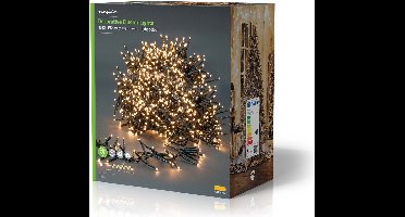 Nedis Kerstverlichting - Cluster - 1512 LED's - Warm Wit - 11.00 m - Licht effecten: 7 - Binnen & Buiten - Netvoeding