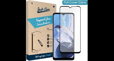 Just in Case screenprotector geschikt voor Motorola Moto E22 / E22i - Screenprotector Full Cover Gehard Glas