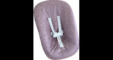 #76 Newborn hoes, Mauve suéde look, Stokke Tripp Trapp. Ook geschikt voor Kidsmill Up.