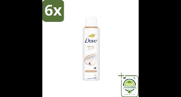 Dove – Deodorant Spray – Fruity Fresh – 150 ml - Voordeelverpakking - 6 stuks - Deodorant spray - Fris