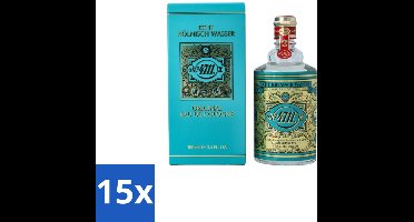 15 x 4711 – Eau de Cologne – Molanus Fles – 100 ml - 4711 Original Eau De Cologne - Eau De Cologne Molanus - Eau De Cologne 100 Ml - Frisheid - Ontspanning