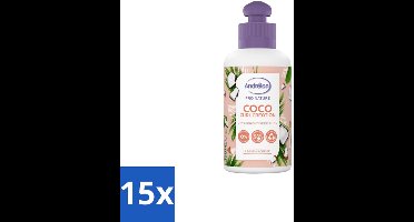 15 x Andrélon – Leave-In Conditioner – Kokos Care Creation – 200 ml - Kokosolie Conditioner - Leave-in Conditioner - Droog Haar Verzorging - Haar Verzorging - Haar Glans