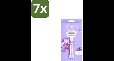 7 x Gillette - Venus ComfortGlide Breeze – Hydraterende Gelstrips – Dames - Scheer Gel - Hydraatende Gelstrips - Comfortabele Scheerervaring - Huidverzorging - Scherpe Mesjes