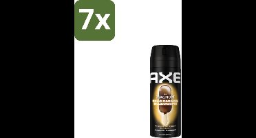 Axe – Deodorant Bodyspray – Magnum Gold Caramel Billionaire – 150 ml - Bulkverpakking - 7 stuks