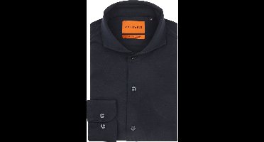 Suitable Sorona Overhemd Donkerblauw (navy) - Maat 40 - Heren - Overhemden Formeel
