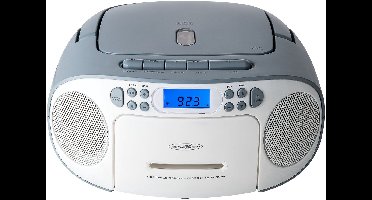 Reflexion RCR2260BL Radio/CD-speler VHF (FM) AUX, CD, Cassette Blauw-wit