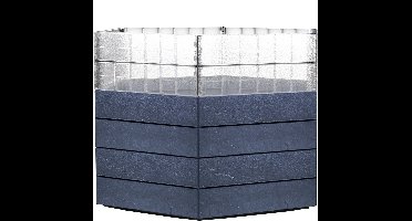 Garantia Verhoogd Bedsysteem Ergo Turbo 75 Stone, inclusief flora