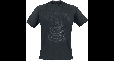 Metallica Black Snake Heren T-shirt - zwart - 5XL