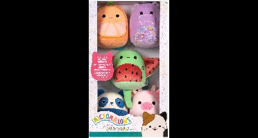 MICROMALLOWS - 5 Pack Plush Squishmallows (Lai, Reshma, Scout, Orin, Hanna) 6cm