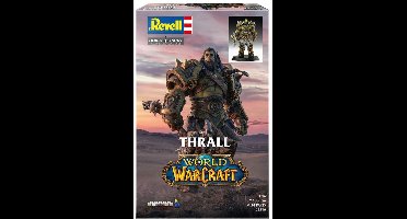 Revell Modelbouwpakket Thrall Figuur - World of Warcraft - Fantasy Modelbouw - 03516 The Orc Thrall - Plastic Bouwpakket Met Verf - Geschenkset - 1:16