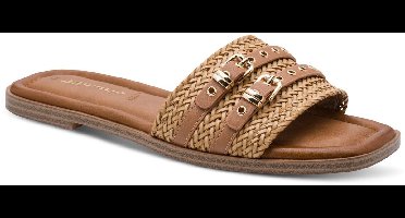 Tamaris dames muiltjes lichtbruin (camel)