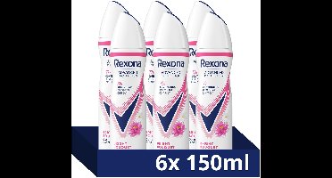 Rexona - Anti-Transpirant Spray - Women Advanced Protection - Bright Bouquet - 6 x 150 ml - Voordeelverpakking