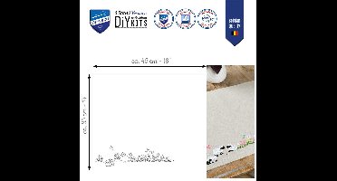 Vervaco - Placemat kit Schaapjes in de wei set van 2 - PN-0237431 - Borduren - Borduurpakket - Borduurpakket volwassenen - Borduurpakket kind