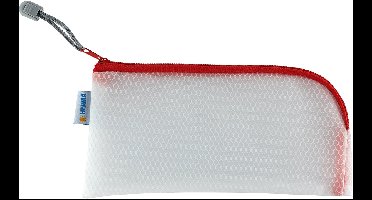 HERMA ritstas mesh transparant rood 230x110mm