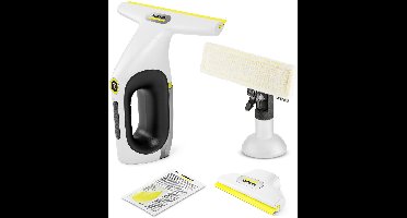 Kärcher Window Vac WV 2 Universal Precision draadloze ruitenreiniger - Raamwisser met looptijd accu 25 minuten voor 70 m² - Ramenwasser voor douche en andere gladde oppervlakken - Incl. smalle zuigmond sproeiflacon en microvezeldoek