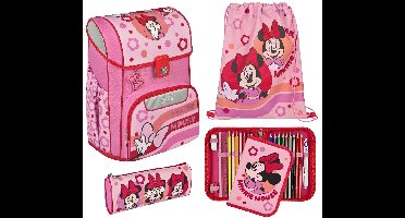 Scooli schooltas EasyStart Schulranzen-Set 5-delig Minnie Mouse roze