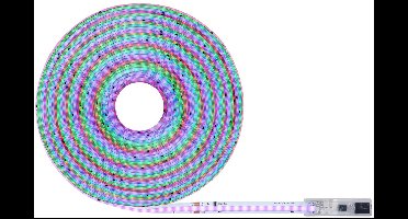 SimpLED LED Strip RGBIC Motion Music Volledige set 10m gecoat 32W 130lm/m 420 LEDs/m RGB 36VA