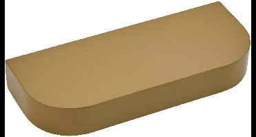 Wandplank Disk - Metaal - Oker/Bruin - 50 x 7 x 20 cm (BxHxD)