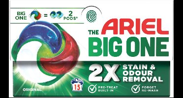 Ariel 3in1 Wasmiddel Pods The Big One Original - 15 stuks