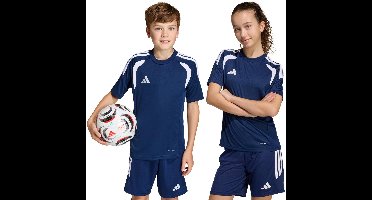 adidas T-shirt Kinderen Tiro 26 League Jersey Donkerblauw-Wit - Maat 104cm