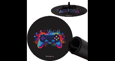 Mat voor Gaming Huzaro Floormat 7.0 Zwart Rubber