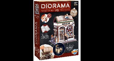 Buki - Modelbouwpakket - Diorama - Hout - Thema bibliotheek