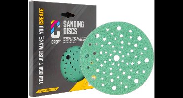 CROP GreenX Film Schuurschijf 150mm korrel 280 - 10 stuks