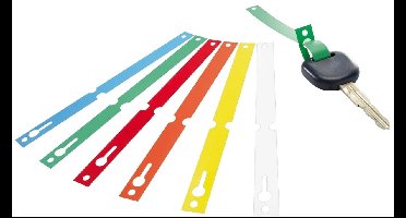 Stripe Kunststof Sleutellabels - Blauw - 1000 stuks