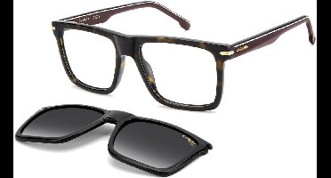 Carrera CA 387/C HAVANA/ GREY SHADED POLARIZED CLIP ON 56/18/145 Herrenbrillen Brilmonturen