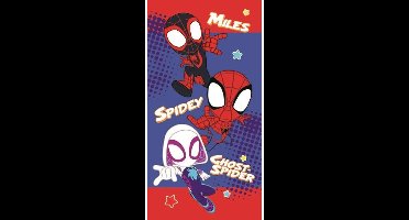 Marvel - Spidey & Friends - Strandlaken - Handdoek - 70x140 Cm - Polyester