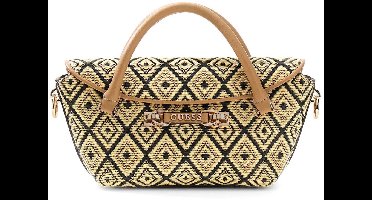 GUESS handtas schoudertas Sophia Mini Satchel Lemon Lichtgeel