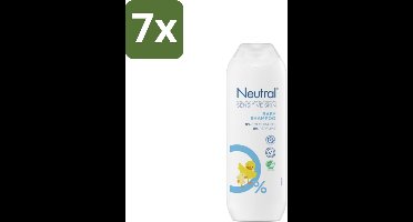 Neutral - Babyshampoo - Gevoelige huid - Parfumvrij - Zonder Kleurstoffen - 250 ml - Bulkverpakking - 7 stuks