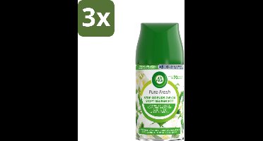 Air Wick Freshmatic Automatische Spray Navulling Jasmijn & Witte Bloemen 250 ml - Bulkverpakking - 3 stuks