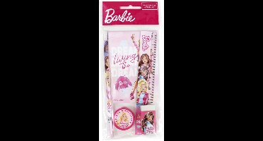 Barbie Paints schrijfwarenset 5 stuks