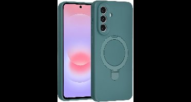 TUNIQ telefoonhoesje voor Samsung Galaxy A57 - met ringhouder - Donker Groen