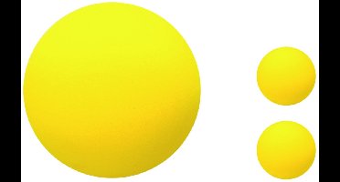 Sundo handtrainingsbal 70 mm – stressbal en oefenbal voor vingerkracht en beweeglijkheid, PUR-schuim