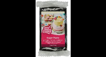 FunCakes Rolfondant - Zwart - 250g - Fondant - Taartdecoratie